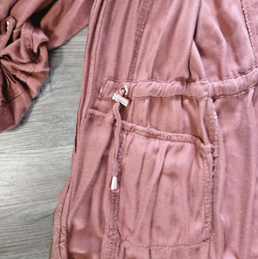 Ci Sono Women's Dusty Rose Utility Jacket‎ - Picture 6 of 9
